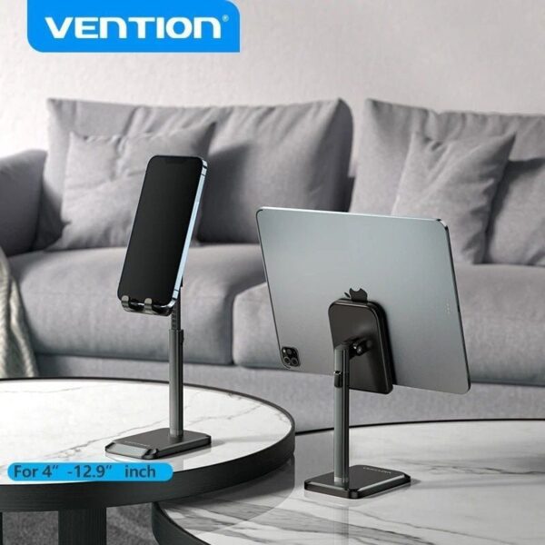 Soporte para Smartphone/Tablet Vention KCQB0/ Negro - Imagen 4