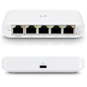 Switch Gestionado Ubiquiti USW-Flex Mini 5 Puertos/ RJ45 10/100/1000 POE 817882029698 USW-Flex-Mini UBI-SWITCH USW-FLEX-MINI