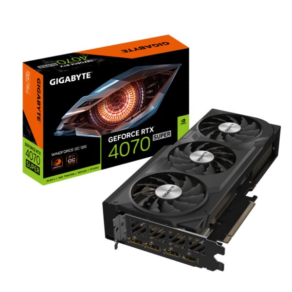 TARJETA GRAFICA GIGABYTE RTX 4070 SUPER WINDFORCE OC 12GB 4719331354169 GVN407SWO-00-10