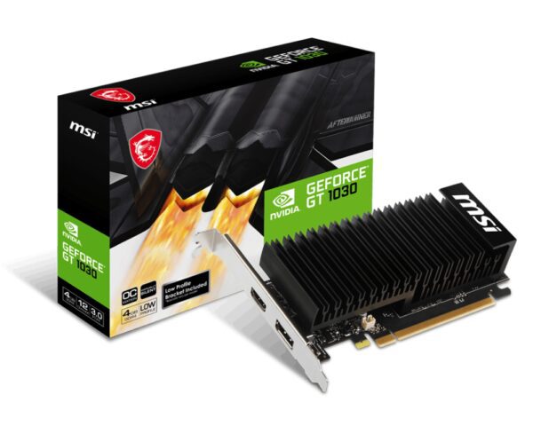 TARJETA GRAFICA MSI GT1030 4GHD4 LP OC 4GB GDDR4 4711377211475 912-V812-037