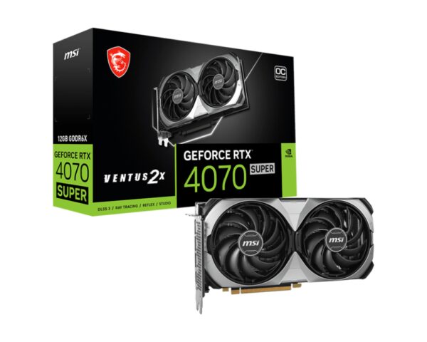 TARJETA GRAFICA MSI RTX 4070 SUPER 12GB VENTUS 2X OC 4711377171281 912-V513-658