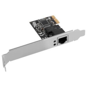 TARJETA RED LANBERG ETHERNET RJ45 PCI-E 1 PUERTO GIGABIT LP 5901969433920 PCE-1GB-201