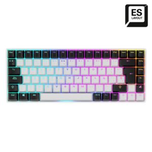 TECLADO SHARKOON SKILLER SGK50 S3 ES BLANCO 4044951039685 4044951039685