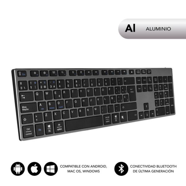 TECLADO SUBBLIM KEYBOARD ADVANCE EXTENDED GREY 8436586740108 SUB-KB-3ADE301