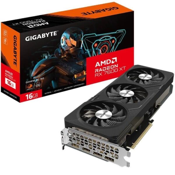 Tarjeta Gráfica Radeon RX 7600 XT Gaming OC/ 16GB GDDR6 4719331354251 9VR76XTGO-00-10 GIG-GF RAD RX7600XT G OC 16G