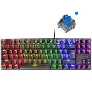 Teclado Gaming Mecánico Mars Gaming MK80BES/ Switch Azul 8435693100782 MK80BES TAC-TEC MK80BES