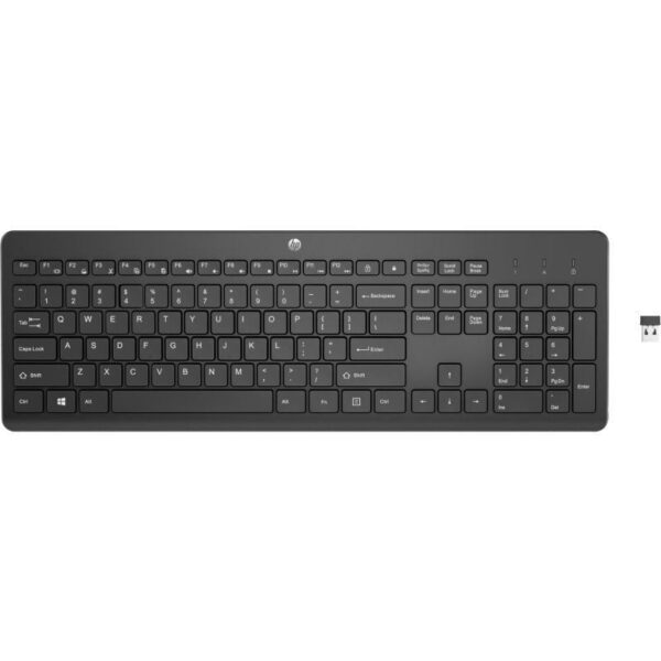 Teclado Inalámbrico HP 230/ Negro 195908430049 3L1E7AA HPA-TEC 230 BK