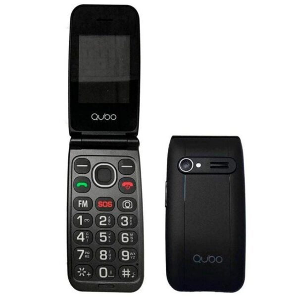 Teléfono Móvil Qubo NEONW-SOS para Personas Mayores/ Negro - Imagen 2