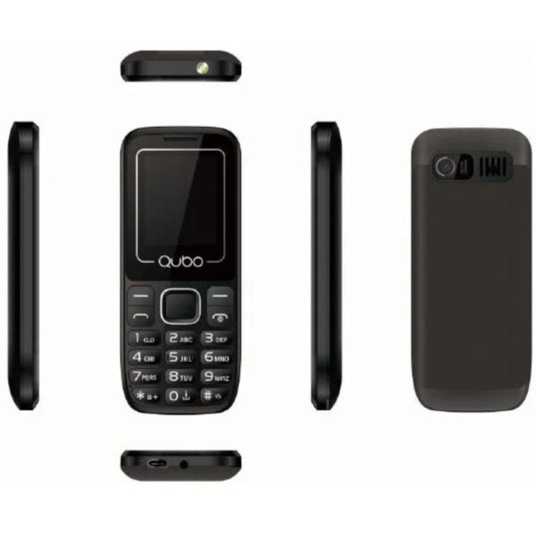 Teléfono Móvil Qubo P-180BK para Personas Mayores/ Negro - Imagen 2