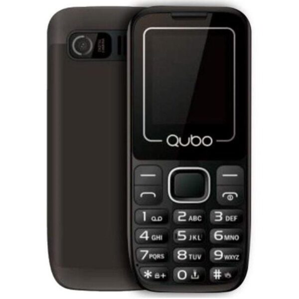 Teléfono Móvil Qubo P-180BK para Personas Mayores/ Negro 6944762700799 P-180BK QUB-TEL P-180BK