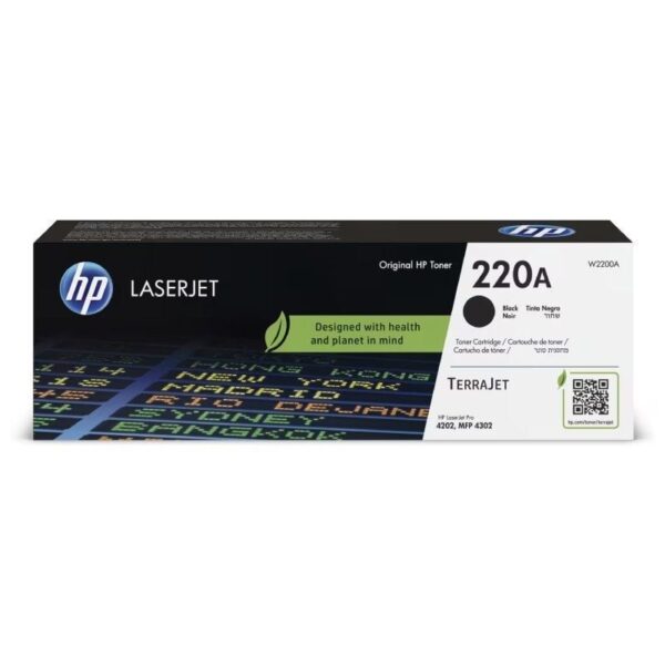 Tóner Original HP nº220A/ Negro 193808760259 W2200A W2200A