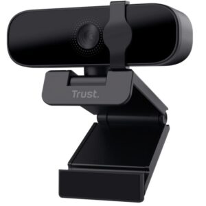 Webcam Trust Tanor/ Enfoque Automático/ 1920 x 1080 Full HD 8713439255485 25548 TRU-WEBCAM TANOR BK