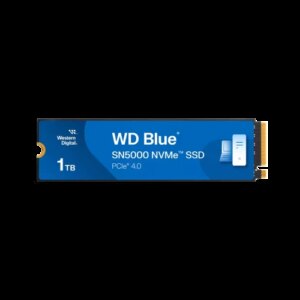 Western Digital Blue SN5000 1 TB M.2 PCI Express 4.0 NVMe 0718037894843 | P/N: WDS100T4B0E | Ref. Artículo: 1391209