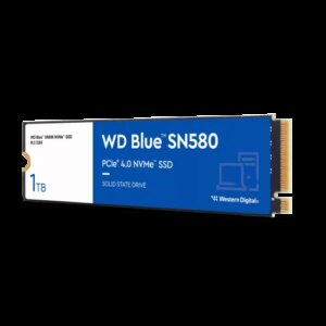 Western Digital Blue SN580 M.2 1 TB PCI Express 4.0 TLC NVMe 0718037887340 | P/N: WDS100T3B0E | Ref. Artículo: 1371073