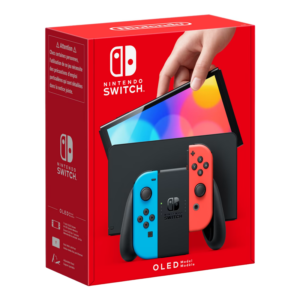 045496453442 HEG-S-KABAA NINTENDO SWITCH (VERSIÓN OLED) AZUL NEÓN/ROJO NEÓN