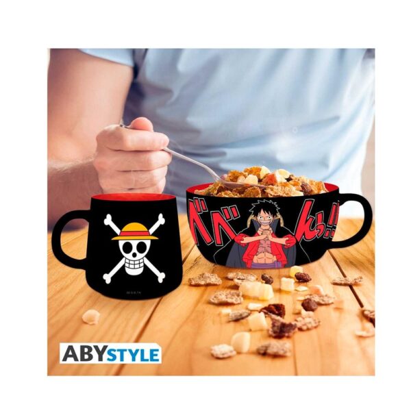 Set taza + bowl abystyle one piece luffy - Imagen 3