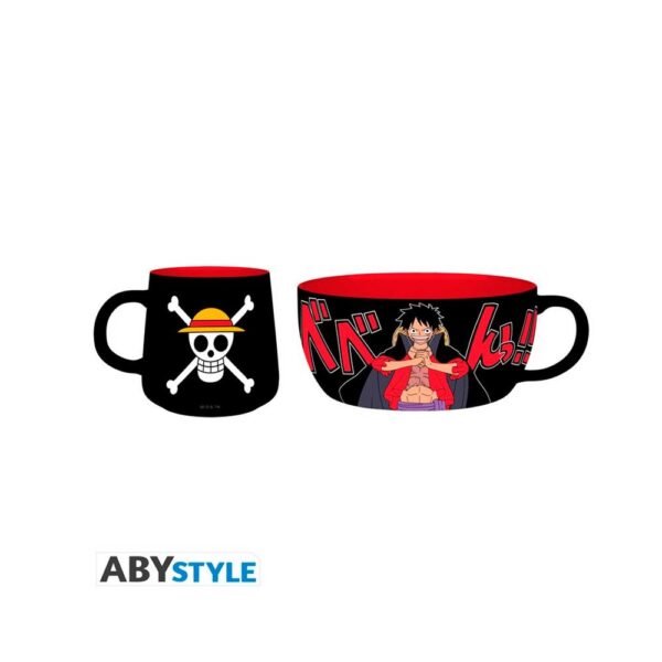 3665361148340 | P/N: ABYTAB127 | Cod. Artículo: MGS0000024979 Set taza + bowl abystyle one piece luffy