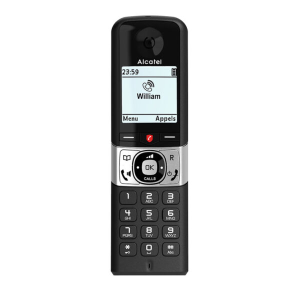 Telefono fijo inalambrico alcatel dec f890 voice duo negro - Imagen 6