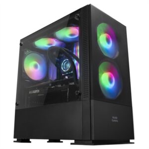 4710562757965 | P/N: MCZ | Cod. Artículo: DSP0000008749 Caja ordenador mars gaming mcz premium negro micro atx 1 x 3.0 2 x usb 2.0  2 x 120mm frgb