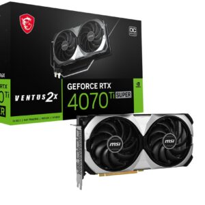 4711377171229 | P/N: 912-V513-615 | Cod. Artículo: DSP0000022898 Tarjeta grafica msi nvidia rtx 4070 ti super 16g ventus 2x oc