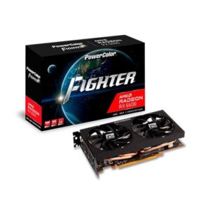 4713436173526 | P/N: AXRX66008GBD6-3DH | Cod. Artículo: DSP0000006862 Tarjeta grafica powercolor radeon rx 6600 fighter 8gb gddr6