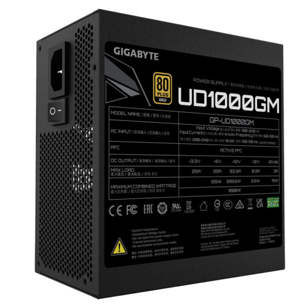 Fuente alimentacion gigabyte gp - ud1000gm atx 1000w - Imagen 5