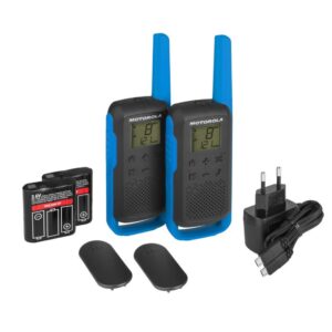 5031753007300 | P/N: 59T62BLUEPACK | Cod. Artículo: DSP0000012818 Walkie talkie motorola t62 azul duo - hasta 8km