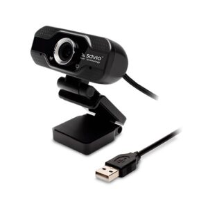 5901986046233 WEBCAM FULL HD USB-A NEGRO SAVIO AK-01 SAVCAK-01 A0054492 savio Webcams SAVCAK-01