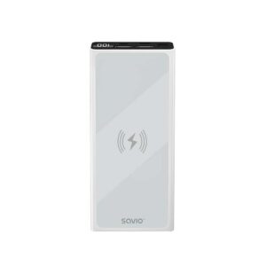 5901986047629 POWERBANK 10000 INDUCCION MAH SAVIO BA-06 BLANCO SAVBA-06 A0054512 savio Accesorios Telefonía SAVBA-06