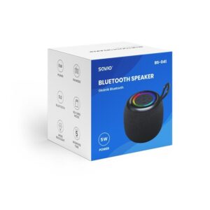 5901986048640 ALTAVOZ BLUETOOTH 5.0 5W NEGRO SAVIO BS-041 SAVBS-041 A0054531 savio Sonido SAVBS-041