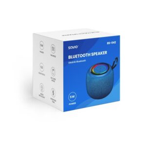 5901986048657 ALTAVOZ BLUETOOTH 5.0 5W NEGRO SAVIO BS-042 SAVBS-042 A0054532 savio Sonido SAVBS-042