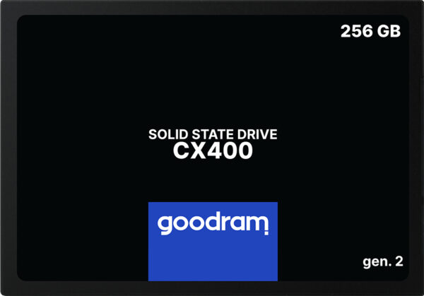 5908267923443 | P/N: SSDPR-CX400-256-G2 | Cod. Artículo: DSP0000002307 Disco duro interno solido ssd goodram ssdpr - cx400 - 256 - g2 256gb 2.5 pulgadas sata3 cx400