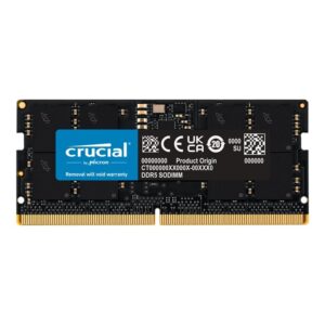 649528929938 | P/N: CT16G56C46S5 | Cod. Artículo: MGS0000017600 Memoria ram ddr5 16gb crucial - sodimm - 5600mhz - pc5 44800 - cl46 - 1.1v