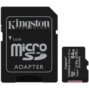 740617298697 | P/N:  | Cod. Artículo: SDCS2/64GB Tarjeta memoria micro secure digital sd hc 64gb kingston canvas select plus clase 10 uhs - 1 + adaptador sd