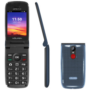 8056273063572 | P/N:  | Cod. Artículo: MGS0000017012 Telefono movil volfen astro flip azul tipo concha - pantalla 2.8  pulgadas -   dual sim - camara 0.3mpx