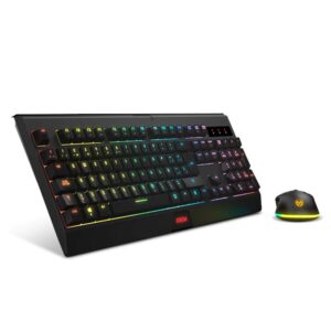 8436587974359 | P/N: NXKROMKBLSP | Cod. Artículo: DSP0000020262 Teclado + raton krom kabala inalambrico