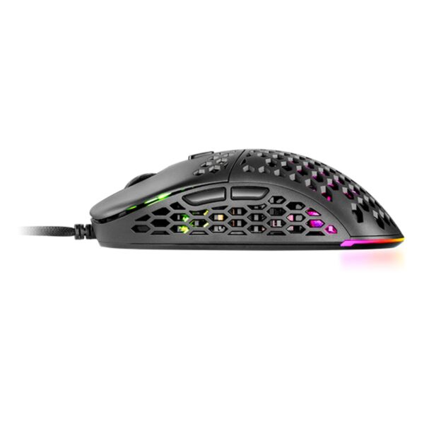 Mouse raton mars gaming optico usb 7 botones 12800ppp rgb negro - Imagen 2