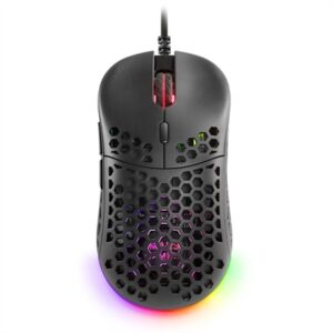 8437023608012 | P/N: MM55 | Cod. Artículo: DSP0000008720 Mouse raton mars gaming optico usb 7 botones 12800ppp rgb negro