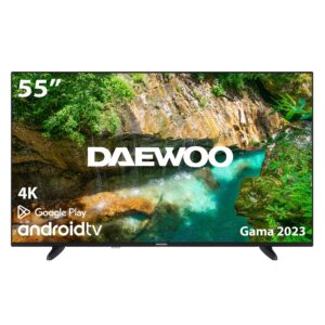 8698902058711 | P/N: 55DM62UA | Cod. Artículo: MGS0000014631 Tv daewoo 55 pulgadas led 4k uhd - 55dm62ua - android smart tv - wifi - hdr - hlg - hdmi - usb - bluetooth - tdt2 - satelite - cable - dolby vision