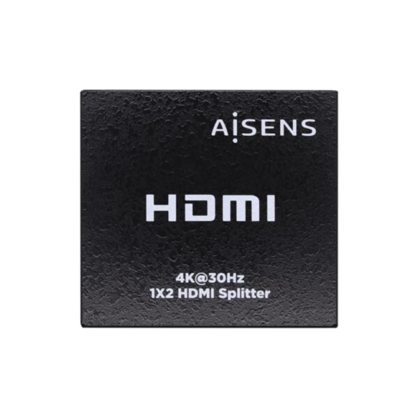 AISENS HDMI DUPLICADOR 4K30HZ 1x2 CON ALIMENTACIÃ?N NEGRO 8436574705577 A123-0506