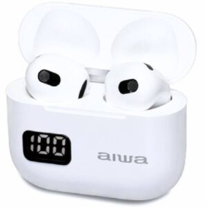 Auriculares Bluetooth Aiwa EBTW-100WT con estuche de carga/ Autonomía 3h/ Blancos 8435256811438 EBTW-100WT AIW-AUR EBTW-100WT