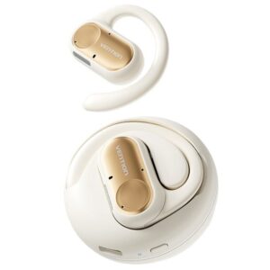 Auriculares Deportivos Bluetooth Vention Open Ear OpenBeat O11 NBPN0 con estuche de carga/ Beige 6922794783072 NBPN0 VEN-AUR NBPN0