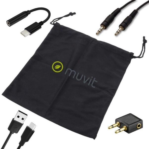 Auriculares Inalámbricos Muvit MCHPH0011/ con Micrófono/ Bluetooth/ Negros - Imagen 5