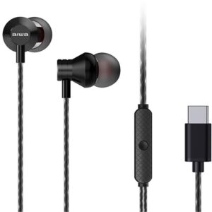 Auriculares Intrauditivos Aiwa ESTM-50USB-C/BK/ con Micrófono/ USB Tipo-C/ Negros 8435256900309 ESTM-50USB-C/BK AIW-AUR ESTM-50USB-C BK