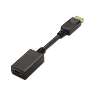 CONVERSOR AISENS DISPLAYPORT/M - HDMI A/H 0.15CM NEGRO 8436574701333 P/N: A125-0134 | Ref. Artículo: A125-0134