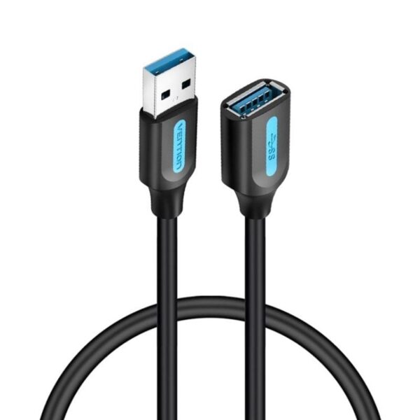 Cable Alargador USB 3.0 Vention CBHBH/ USB Macho - USB Hembra/ 5Gbps/ 2m/ Negro - Imagen 3