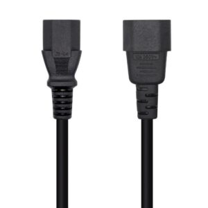 Cable Alimentación Aisens A132-0532/ IEC C13 Hembra - IEC C14 Macho/ 10m/ Negro 8436574706031 A132-0532 AIS-CAB AL CPU A132-0532