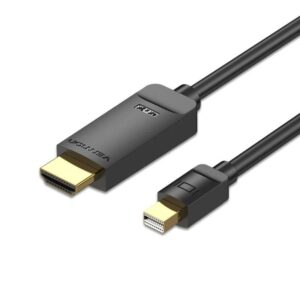 Cable Conversor Vention HAHBG/ Mini DisplayPort Macho - HDMI Macho/ 1.5m/ Negro 6922794749252 HAHBG VEN-CAB HAHBG