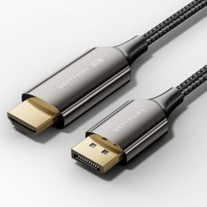 Cable Conversor Vention HFPBAC/ DisplayPort Macho - HDMI Macho/ 1.8m/ Negro 6922794781061 HFPBAC VEN-CAB HFPBAC