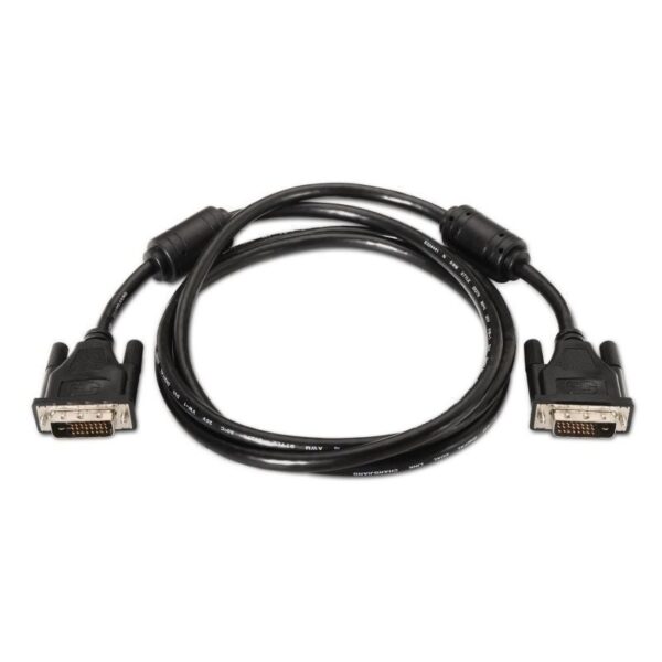 Cable DVI Aisens A117-0089/ DVI-D Macho - DVI-D Macho/ Hasta 3W/ 10Mbps/ 1.8m/ Negro - Imagen 2